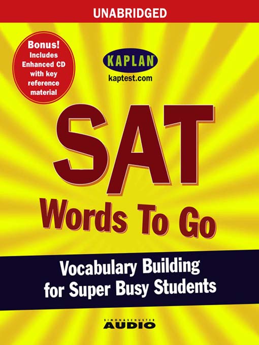 Title details for SAT Words to Go by Kaplan - Wait list